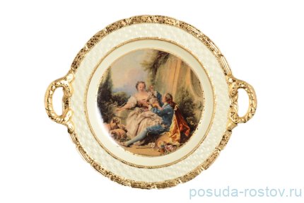 Поднос круглый с ручками &quot;Барокко /Bruno Costenaro&quot; / 114877