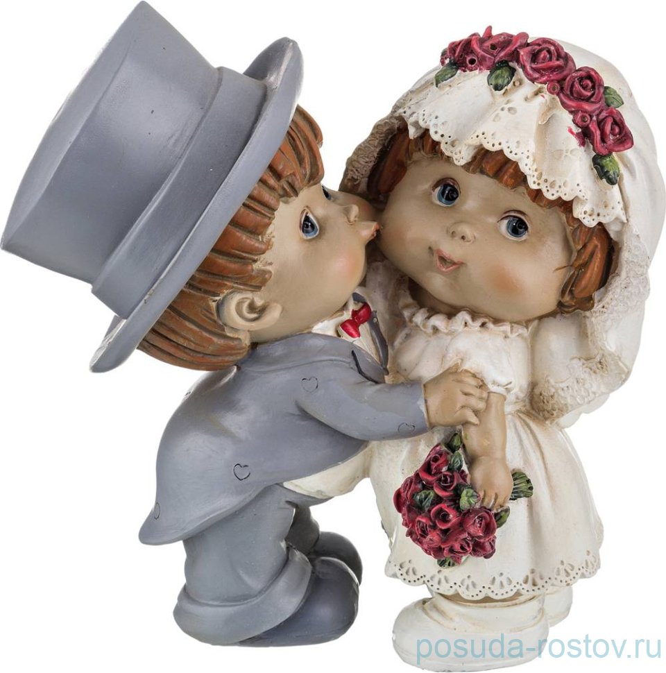 Фигурка 14 х 8 х 17 см "молодожены" / 211646