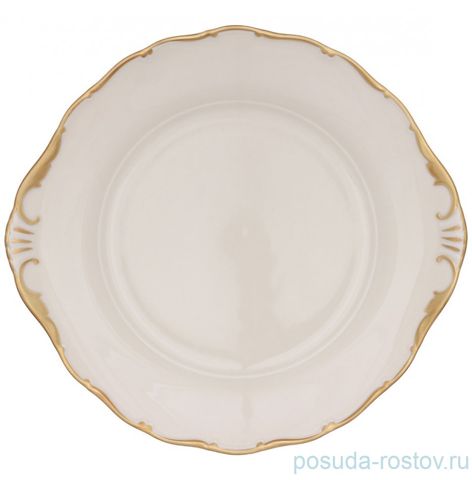 Пирожковая тарелка 27 см "Офелия /2641 /Золото /СК" / 313635 Пирожковая тарелка 27 см "Офелия /2641 /Золото /СК" / 313635