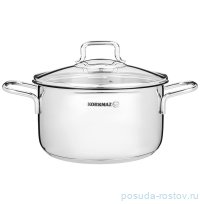Кастрюля 20 х 11 см со стеклянной крышкой 3,5 л &quot;Perla&quot; / 328562