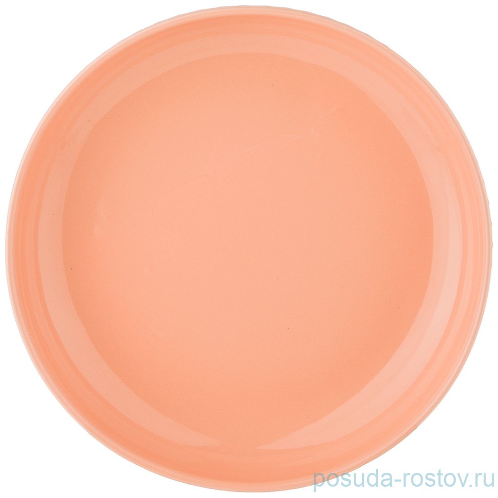 Тарелка 20,5 см глубокая "majesty /розовая" (3шт.) / 207106