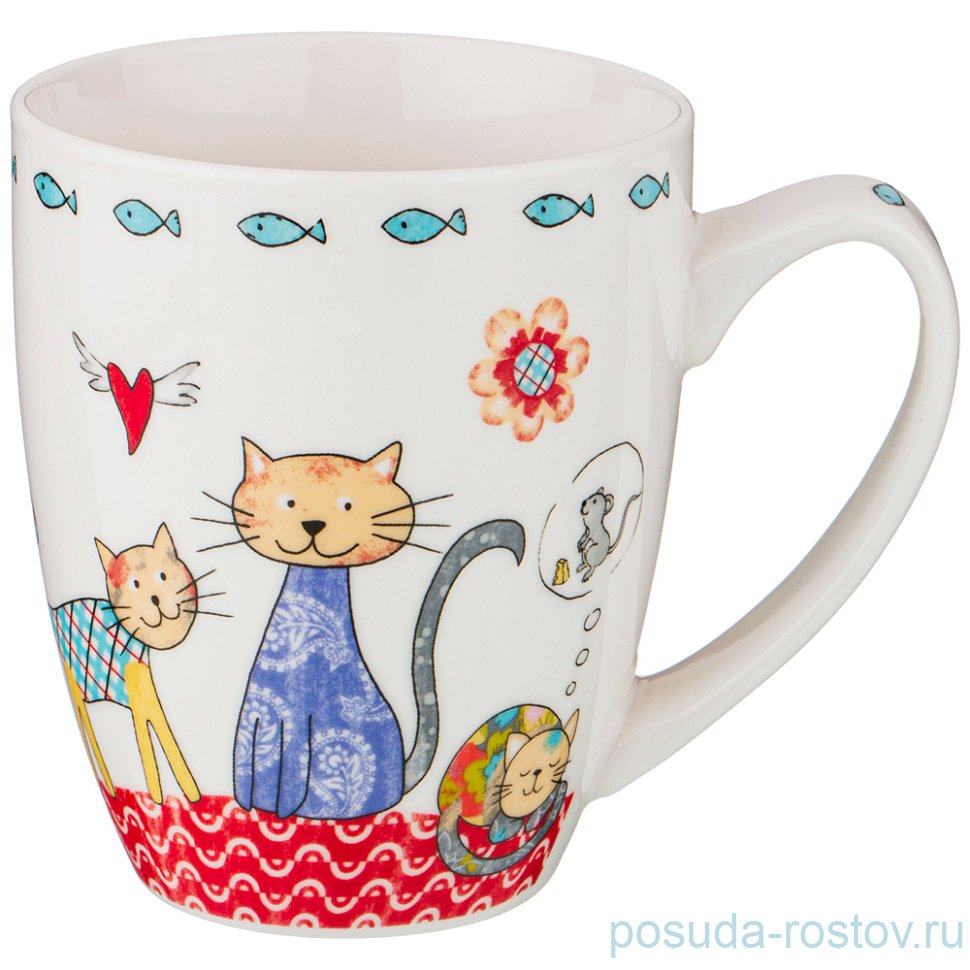 Кружка 450 мл "Котики" / 213421