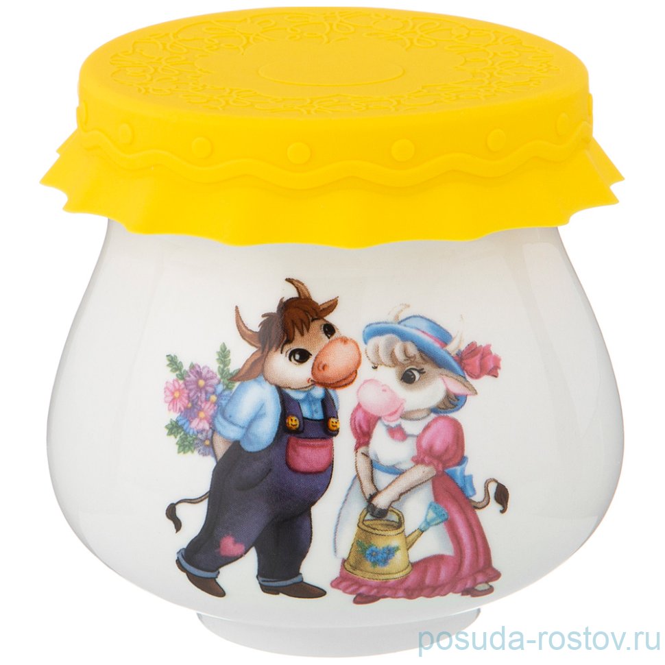 Банка 300 мл с силиконовой крышкой "Свидание" / 224941