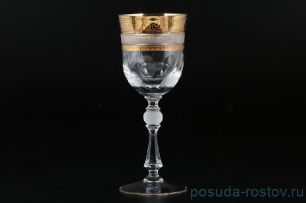 Бокалы для красного вина 250 мл 6 шт &quot;Джесси /Версаче /Золото&quot; / 058995