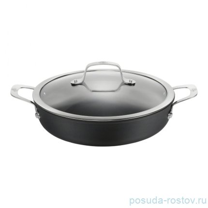 Сковорода 28 см c двумя ручками и крышкой &quot;Alba&quot;  / 350899