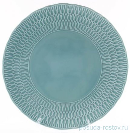 Тарелка 28 см 1 шт &quot;София /Голубая глазурь&quot; / 246663