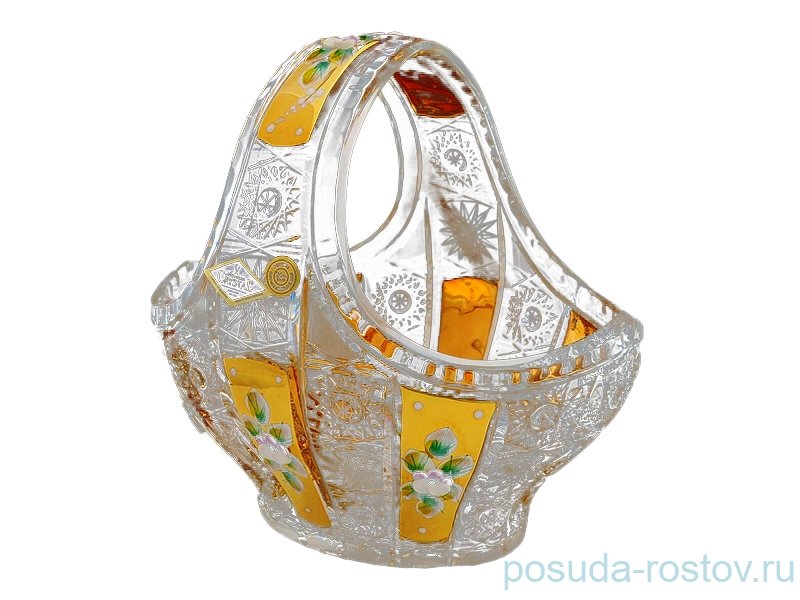 Корзинка 15 см "Хрусталь с золотом" / 143389