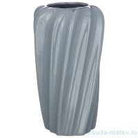 Ваза для цветов 24 см &quot;Серая глазурь&quot; / 233099