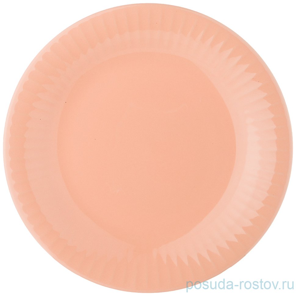 Тарелка 20,5 см "Majesty /Розовая" (4шт.) / 207103