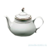 Заварочный чайник 1,2 л &quot;Констанция /Золотая ниточка /отводка золото&quot; / 053449