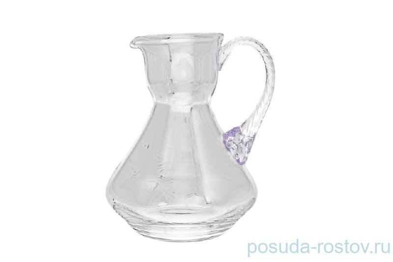 Кувшин для воды 1,5 л "Aida /Фиолетовая ручка" / 094458