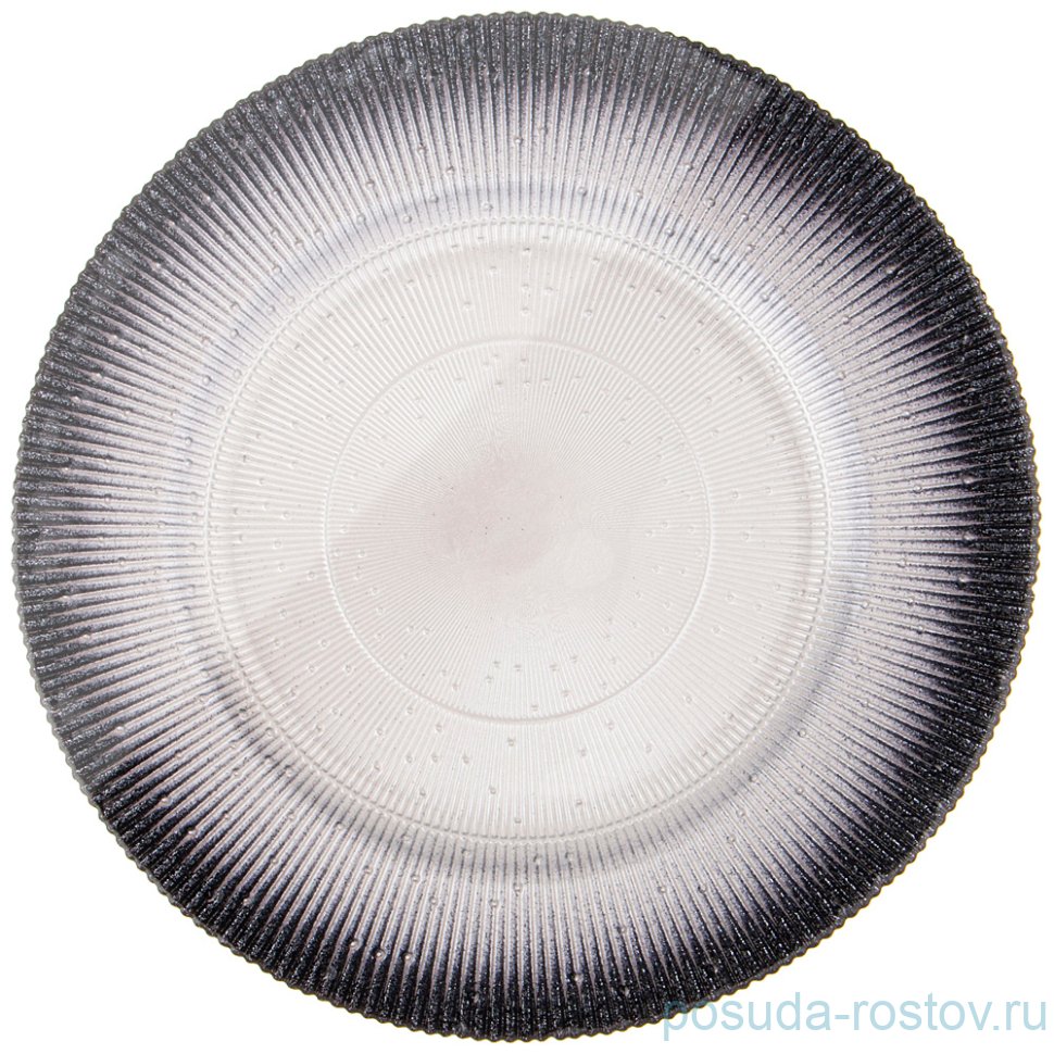 Тарелка 21 см "glamour black" / 259720