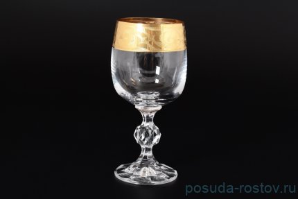 Бокалы для красного вина 230 мл 6 шт &quot;Клаудия /Орнамент на золоте&quot;  / 122772