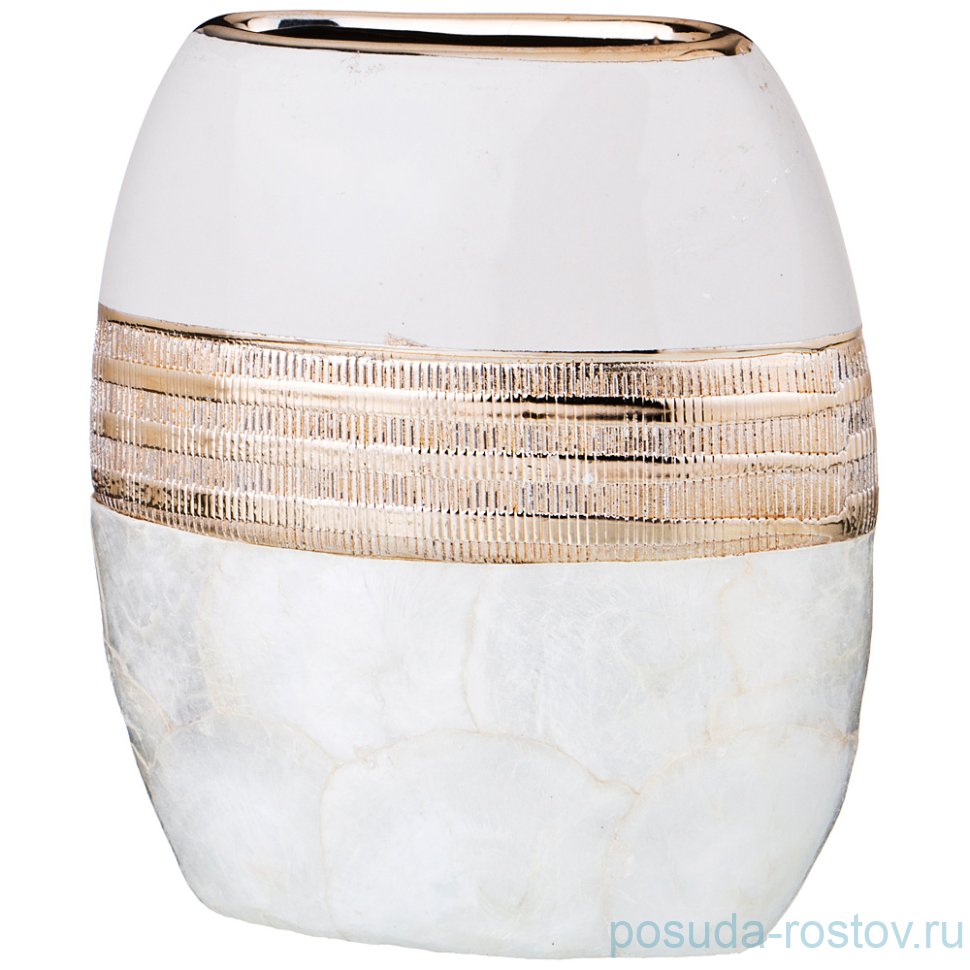 Ваза для цветов 17 х 8 х 21 см "Перламутр" / 197356 Ваза для цветов 17 х 8 х 21 см "Перламутр" / 197356