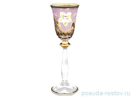 Рюмки 60 мл 6 шт &quot;Анжела /Лепка розовая&quot; U-R / 059874