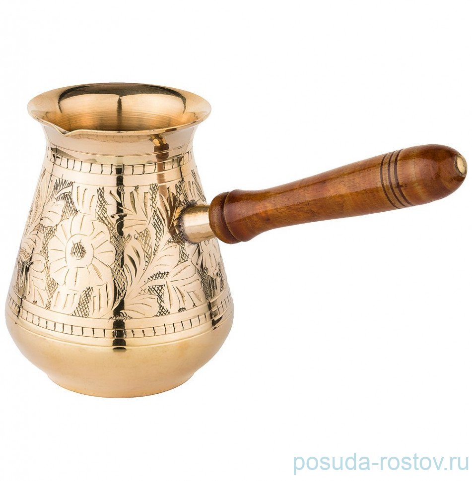 Турка 600 мл резная латунь "Lefard" / 193510