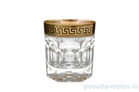 Стаканы для виски 6 шт &quot;Провенза Блэк /Версаче Голд Блек&quot; N-G / 051622