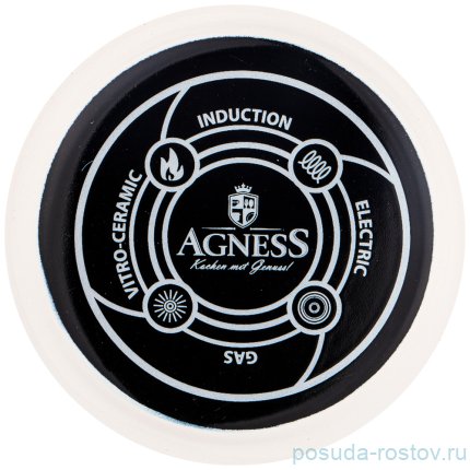 Чайник 1,1 л эмалированный белый &quot;Agness /Deluxe&quot; / 220889