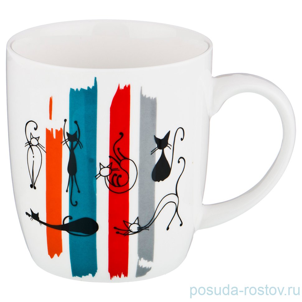 Кружка 350 мл "кошки" / 186927