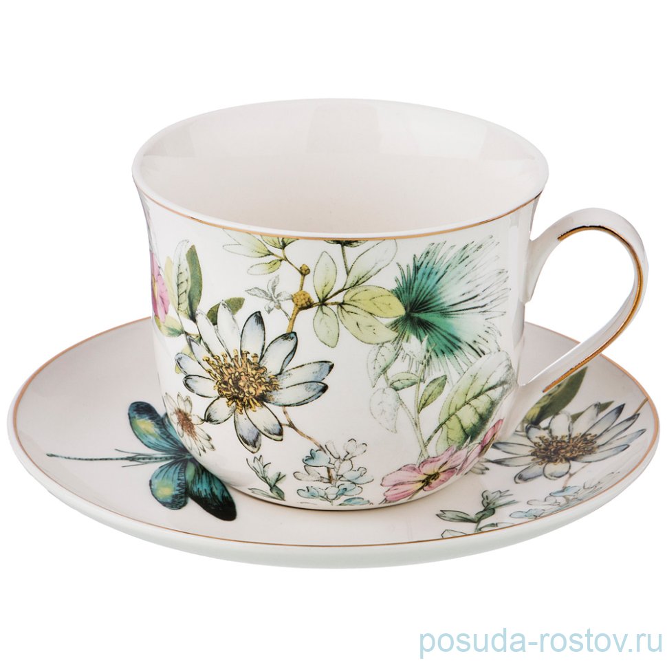 Чайная пара 400 мл 1 шт "Стрекоза" / 189596