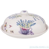 Блюдо для блинов 23 см с крышкой &quot;Прованс /Лаванда&quot; / 233064