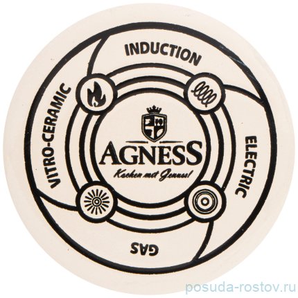 Чайник 3 л эмалированный белый &quot;Agness /Тюдор&quot; / 229573