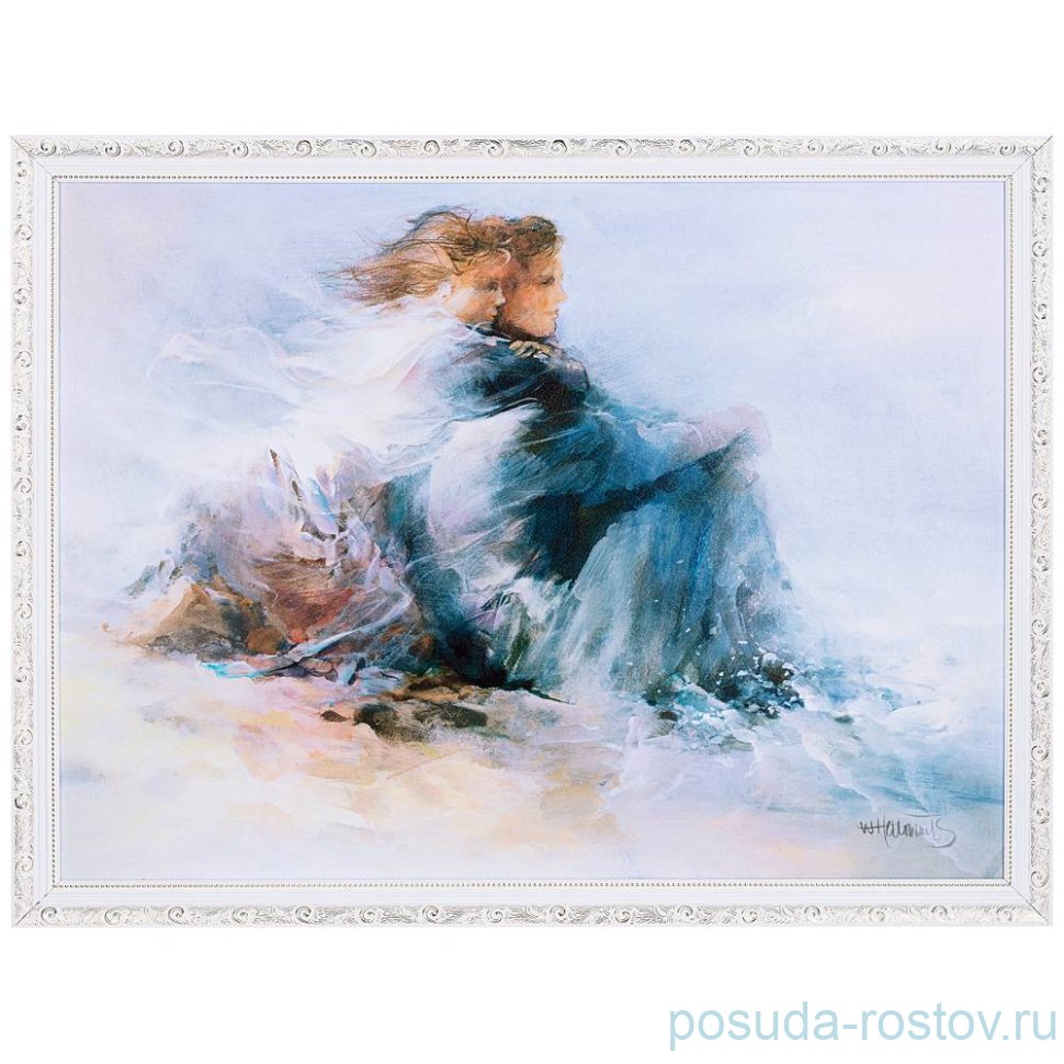 Картина 60 х 80 см /рамка евро белая / 275081 Картина 60 х 80 см /рамка евро белая / 275081