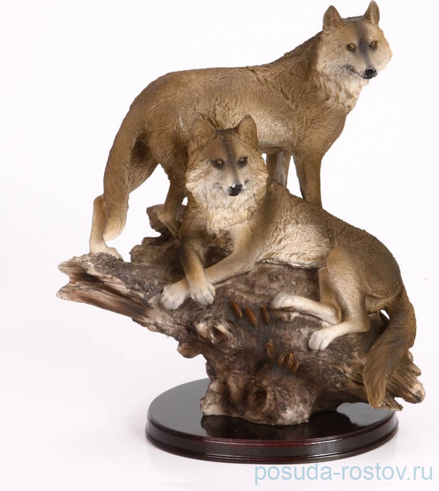 Фигурка 29 х 25 см "волки" / 209466
