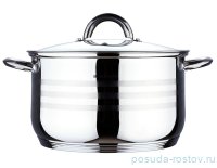 Кастрюля 20 см с крышкой 3,8 л &quot;Gourmet Line&quot; / 130156