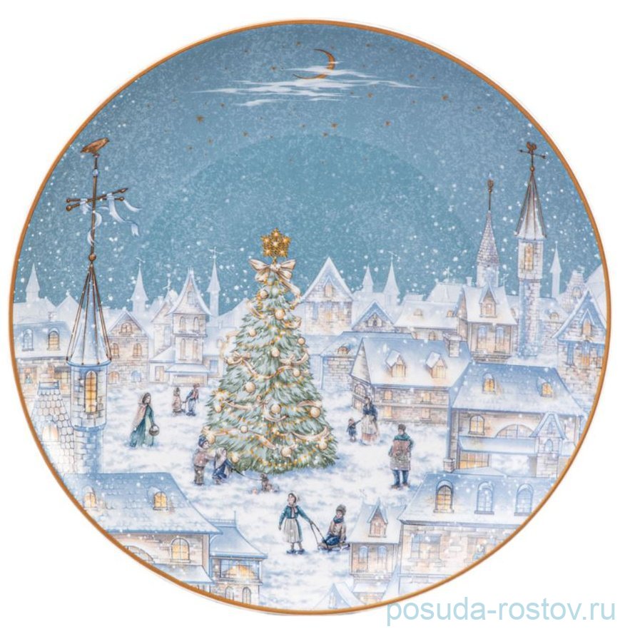 Тарелка 20,5 см 1 шт "Снежная королева" / 361456