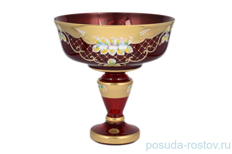 Конфетница 28 см н/н "Лепка красная /6444" B-L / 096960 Конфетница 28 см н/н "Лепка красная /6444" B-L / 096960