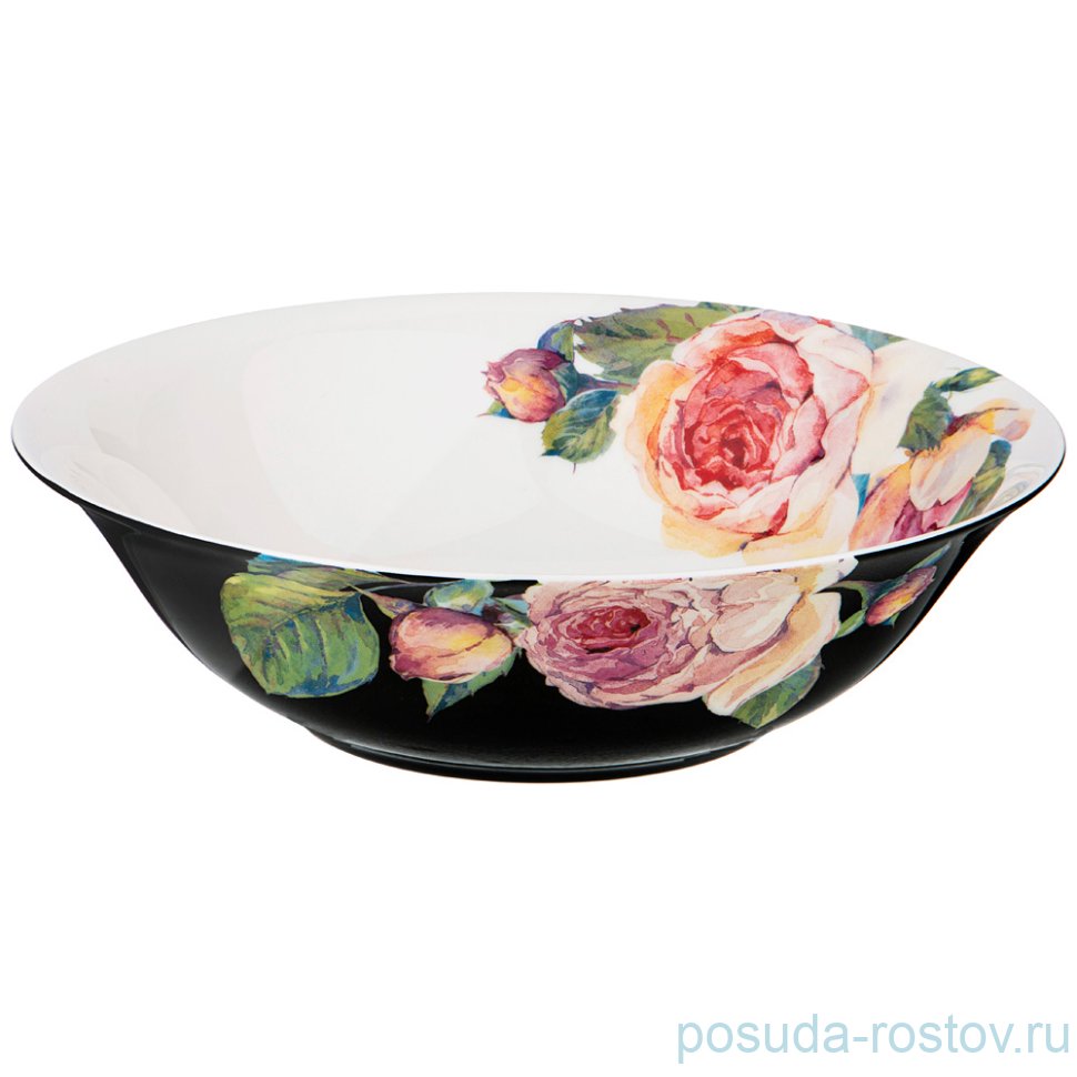 Салатник 23 см чёрный "Винтаж" / 227309 Салатник 23 см чёрный "Винтаж" / 227309
