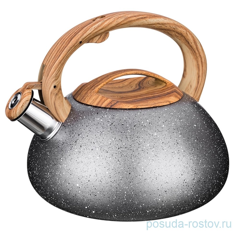 Чайник 3 л со свистком нержавеющая сталь "AGNESS" / 201013