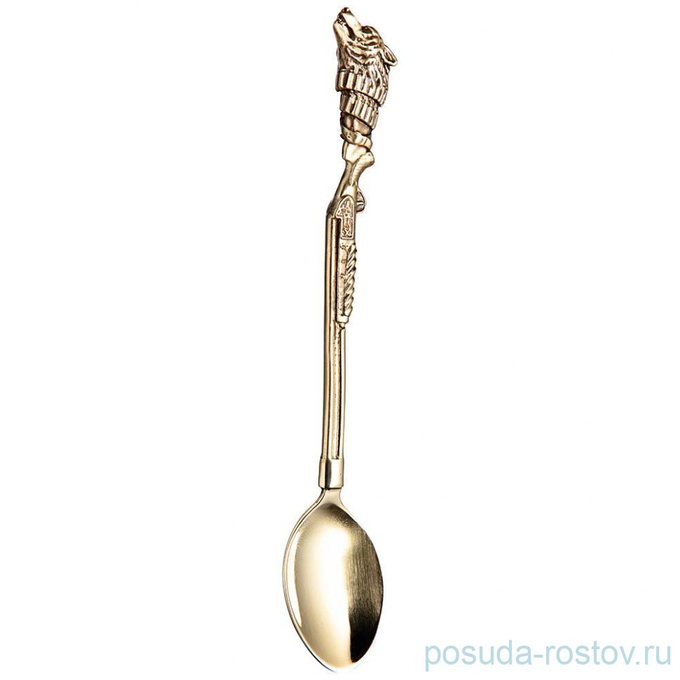 Столовый прибор Чайная ложка 14 см "Охота трофейная /Волк" / 274852