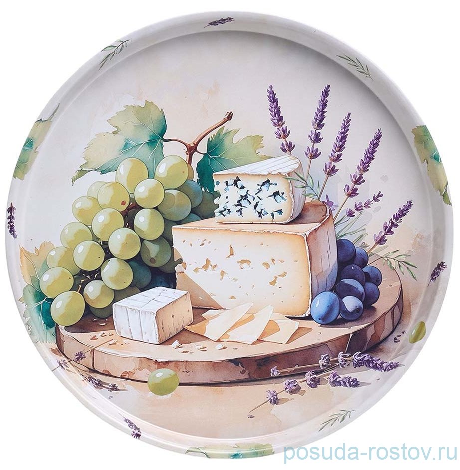 Поднос сервировочный 33 х 2,1 см "Gourmet feast" / 378382