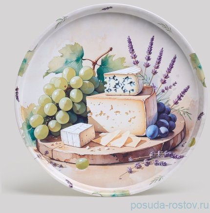 Поднос сервировочный 33 х 2,1 см &quot;Gourmet feast&quot; / 378382