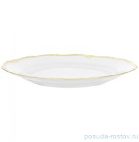 Блюдо 30 см круглое &quot;Барокко /Отводка золото&quot; / 301413