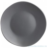 Тарелка 20,5 см серая &quot;Shadow&quot;  (4шт.) / 288501