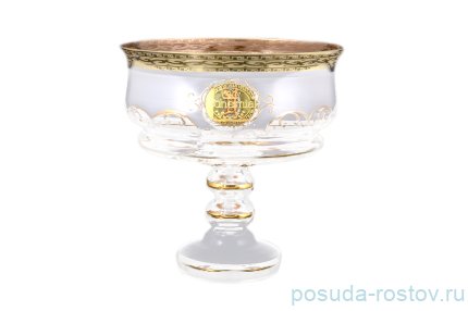 Ваза для фруктов 26 см н/н &quot;Богемия /Антик золото&quot; B-G / 091888