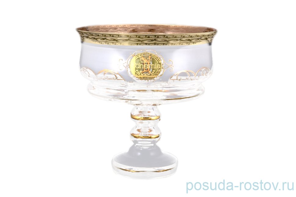 Ваза для фруктов 26 см н/н "Богемия /Антик золото" B-G / 091888