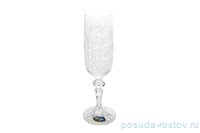 Бокалы для шампанского 180 мл 6 шт &quot;Мирель /Хрусталь резной&quot;  / 028488