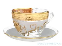 Набор чайных пар 240 мл 6 шт &quot;Богемия /Антик золото&quot; B-G / 069037