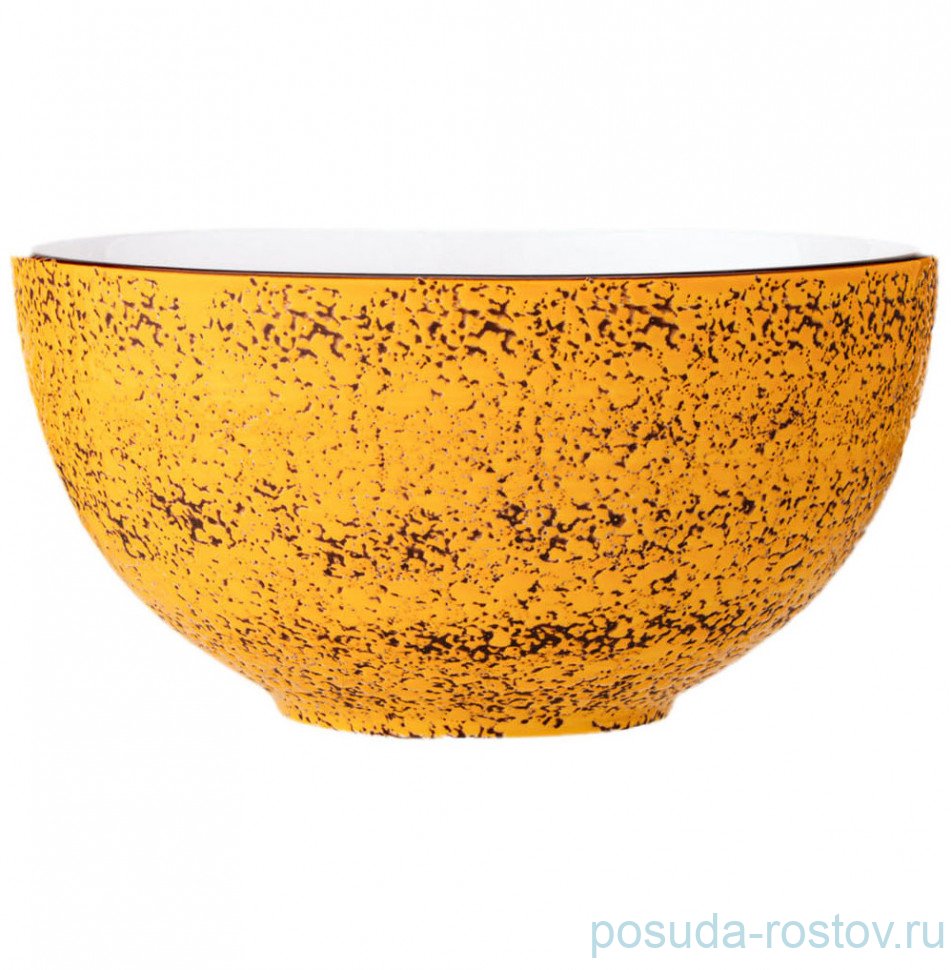 Салатник 14 см 600 мл жёлтый "Splash" / 261812