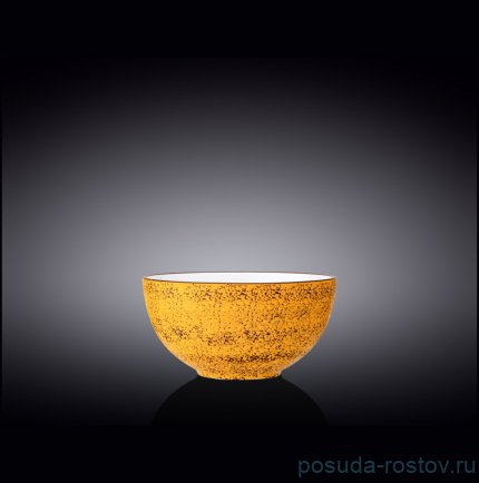 Салатник 14 см 600 мл жёлтый &quot;Splash&quot; / 261812