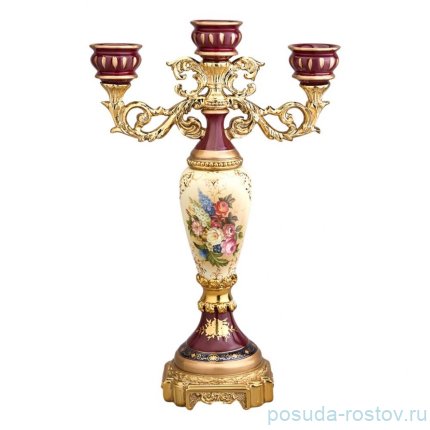 Подсвечник 3-х рожковый 32 х 15 х 50 см / 368894