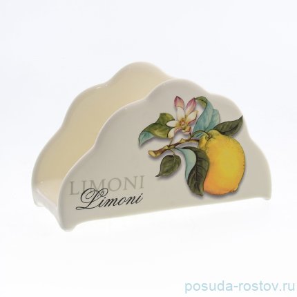 Салфетница 16 х 12 см &quot;Artigianato ceramico /Лимоны&quot; / 060077