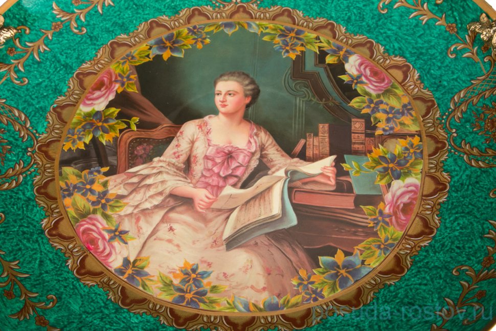 Фруктовница 40 х 35 х 17 см зелёная "Lefard" / 191206