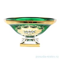 Ваза для фруктов 34 см н/н &quot;Магма /Лепка зелёная&quot; / 108600