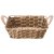 Корзинка 26 х 21 х 8/12 см с ручками "Натурель /светлое плетение" / 342756