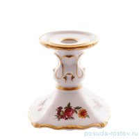 Подсвечник 28 см &quot;Корона /Мейсенский букет&quot; / 156966